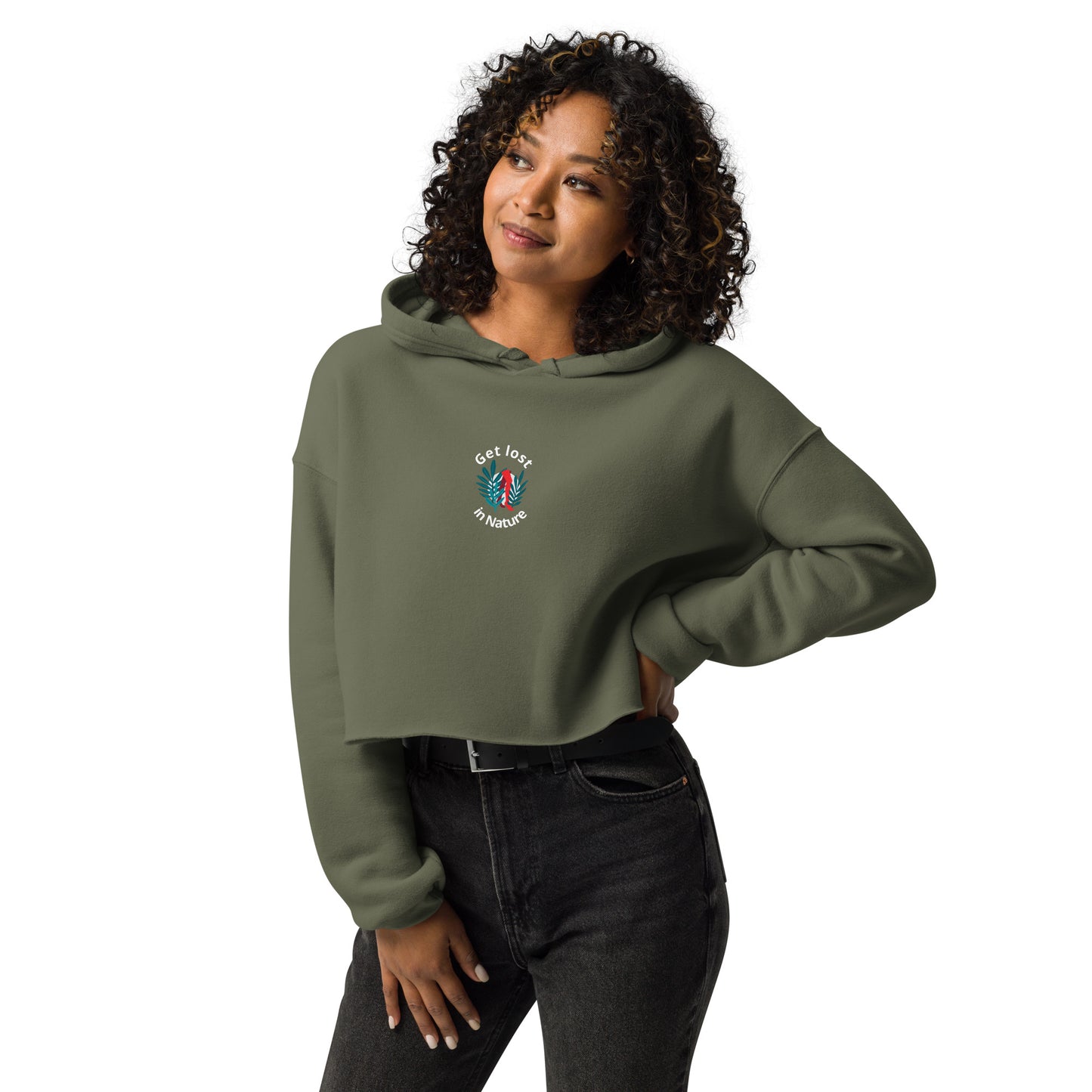 Crop-Hoodie Damen I verschiedene Farben